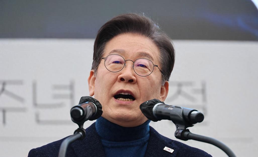 李在明参选韩总统之路再添波折，司法围剿与民意撕裂下的荆棘王冠